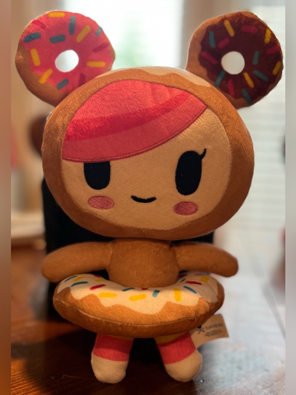 Tokidoki Donutella Sweet Friends 10 Inch Stuffed Plush Toy  Kawaii Donut Ears